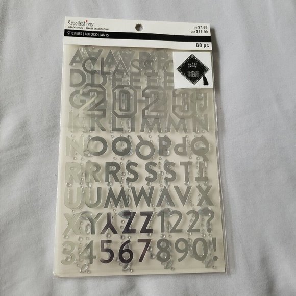 Graduation Cap Sticker Decorating Kit - Class of 2023 Personalized Message - Picture 2 of 5